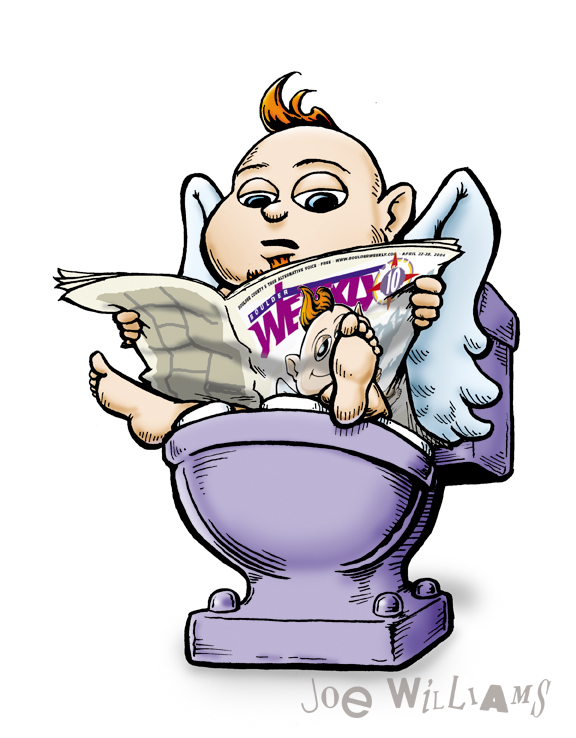 Cartoon Toilet Bowl