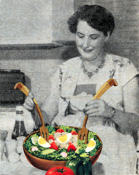 Domestic Bliss Salad Toss Willceau Illo News