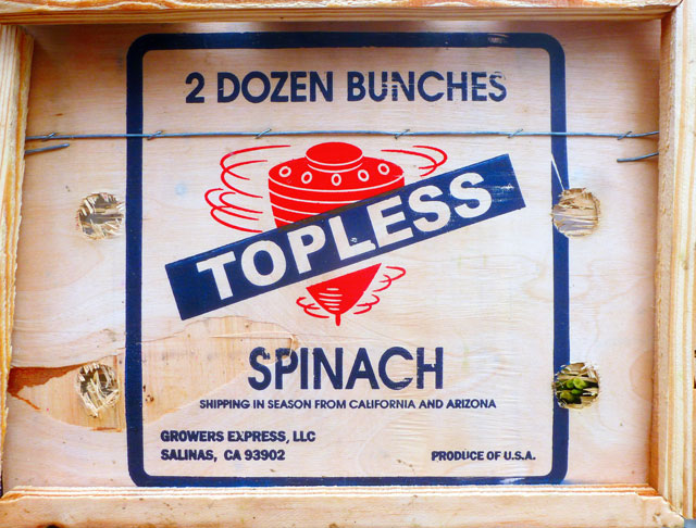 Top[lessSpinach
