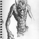 Teenage Beast drawn January 31, 2025